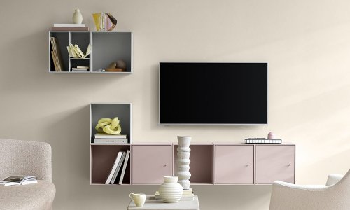 mẫu kệ tivi treo tường phòng khách