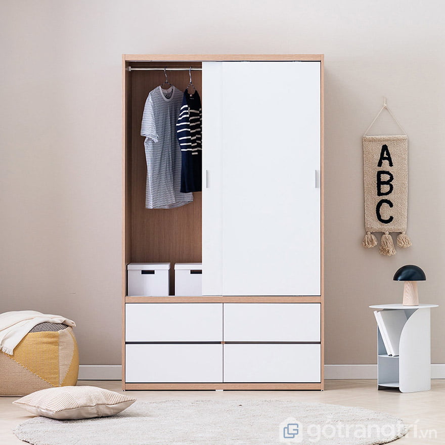 tủ quần áo 2 buồng