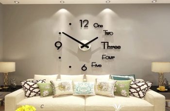 đồng hồ dán tường