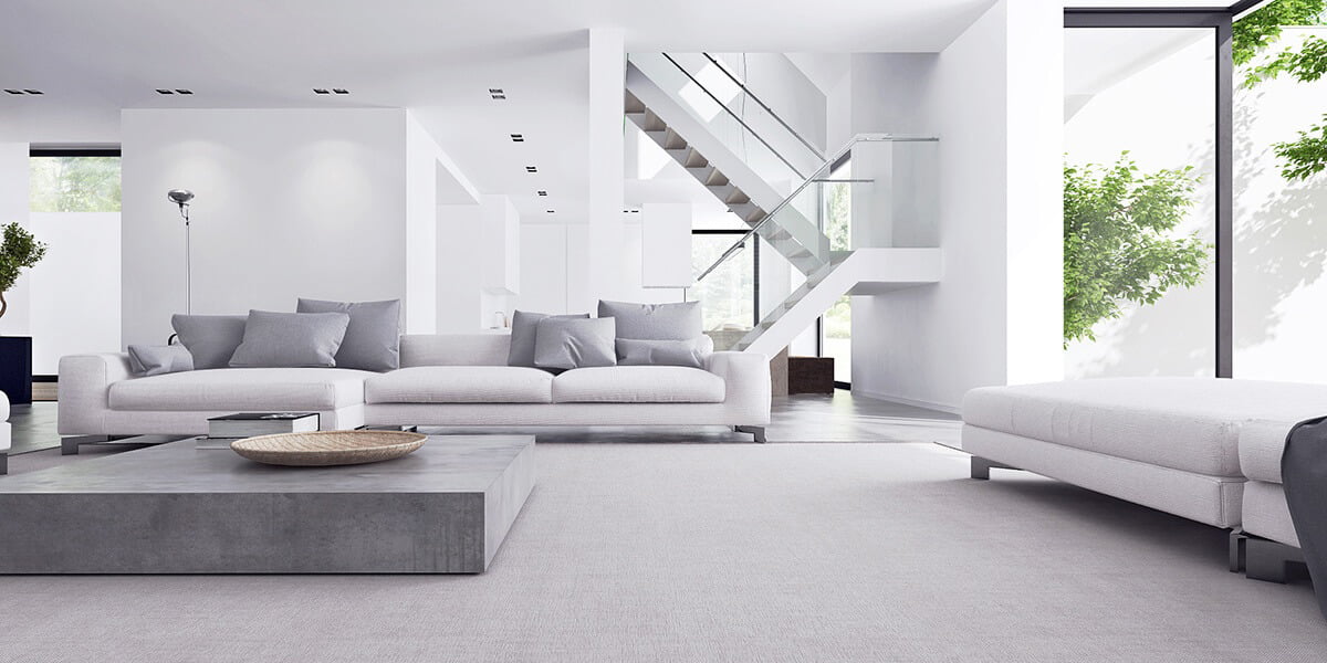 Thiết kế phòng khách tối giản cho không gian hiện đại, sang trọng ...