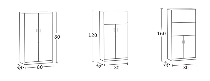 Tủ tài liệu gỗ công nghiệp, tủ trang trí văn phòng GHS-51566