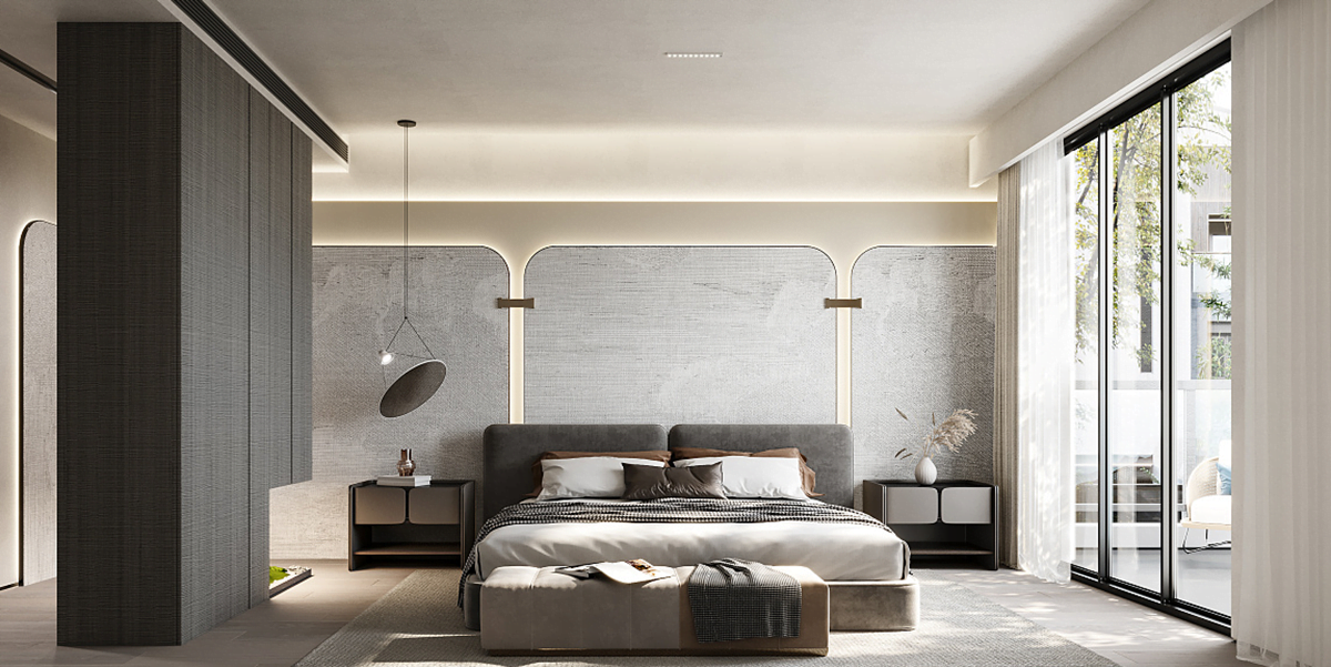 Thiết kế nội thất phòng ngủ Master đẹp tại Vinhomes Smart City  XƯỞNG GỖ  TUẤN SƠN