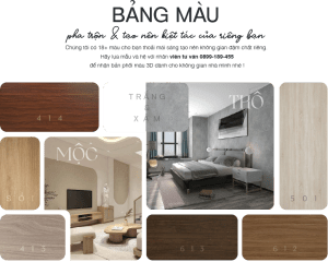 Bảng Màu Gỗ Mdf Phủ Melamine Xu Hướng 2024 - Gỗ Trang Trí Vn