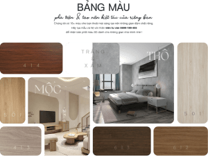 Bảng Màu Gỗ Mdf Phủ Melamine Xu Hướng 2024 - Gỗ Trang Trí