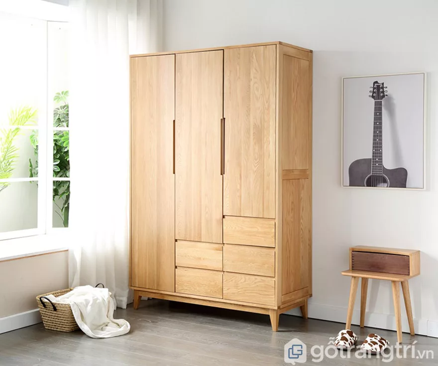 tủ quần áo gỗ sồi Nga