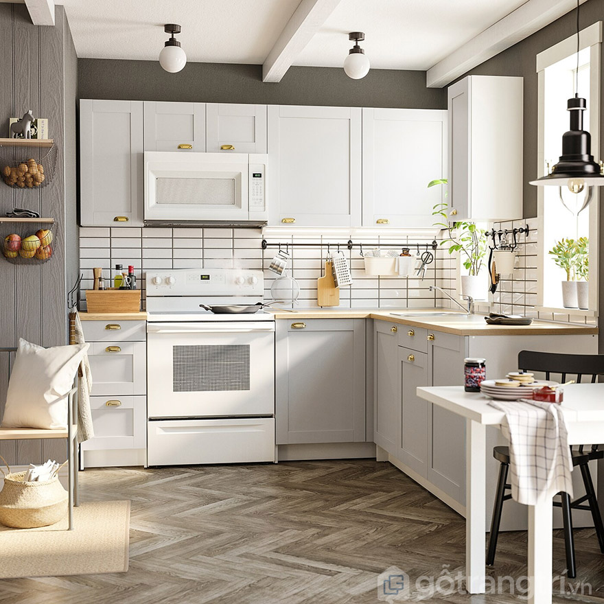 Đóng tủ bếp Acrylic giá bao nhiêu? Đóng ở đâu uy tín nhất? | Gỗ Trang Trí đóng tủ bếp acrylic