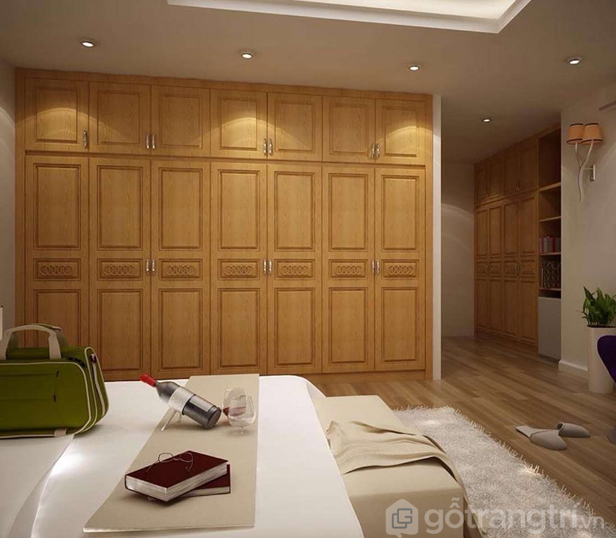 5 MẪU TỦ QUẦN ÁO ÂM TƯỜNG GỖ TỰ NHIÊN SANG TRỌNG, TỐI ƯU DIỆN TÍCH — GỖ TRANG TRÍ TỦ QUẦN ÁO ÂM TƯỜNG GỖ TỰ NHIÊN