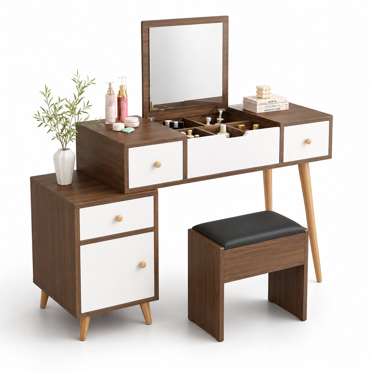 Bàn trang điểm gương lật độc đáo GHS-41596