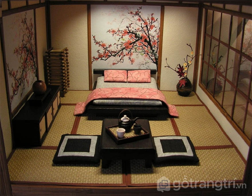 nội thất đơn giản kiểu Nhật