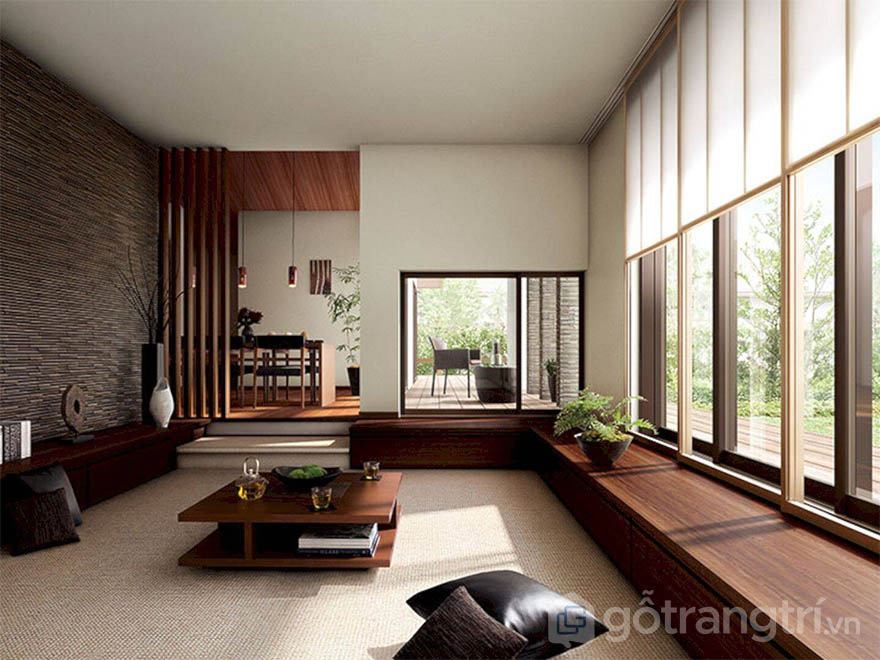 nội thất tối giản kiểu Nhật