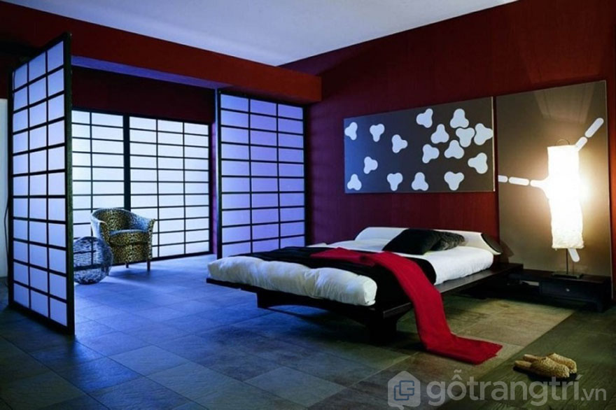 phòng ngủ kiểu Nhật