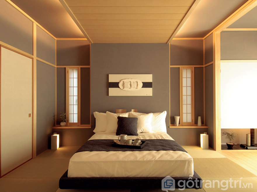 phòng ngủ tối giản kiểu Nhật