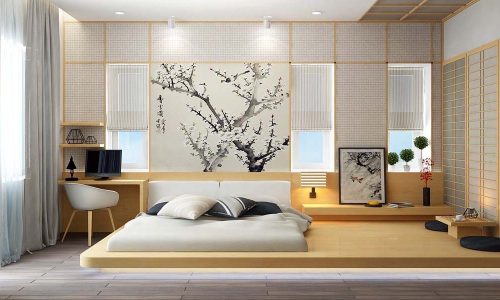 Tham khảo thiết kế phòng ngủ nhỏ kiểu Nhật đẹp siêu lòng
