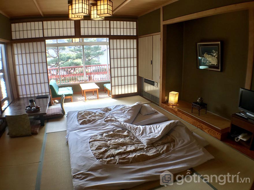 Thiết kế phòng ngủ nhỏ kiểu Nhật