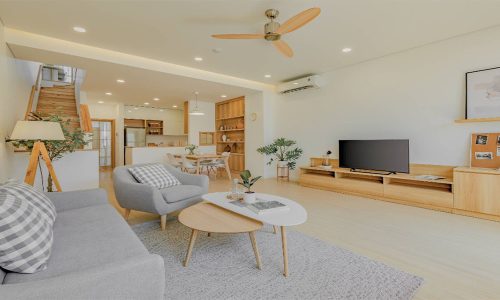 Nhà kiểu Nhật đơn giản với nội thất ấn tượng
