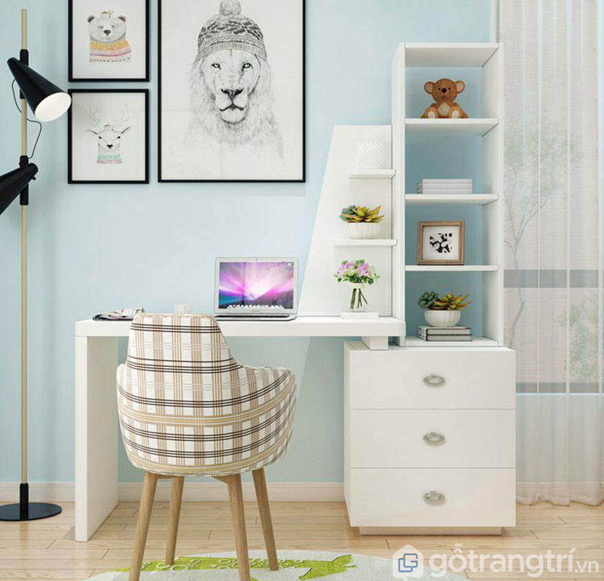 Bàn làm việc thông minh kết hợp giá sách GHS-41421