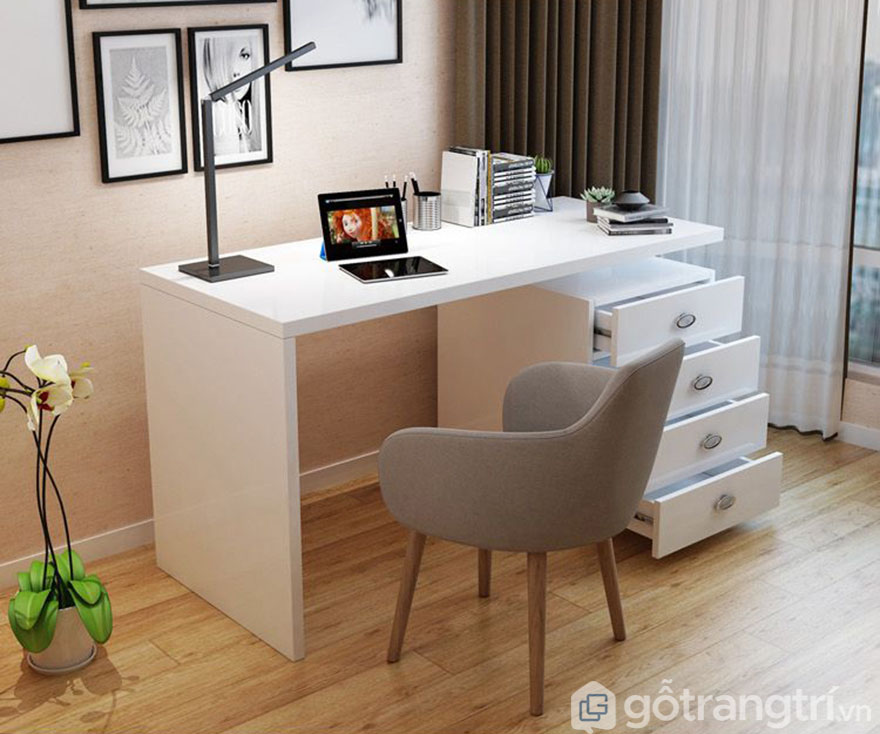 Bàn làm việc thông minh kết hợp giá sách GHS-41421