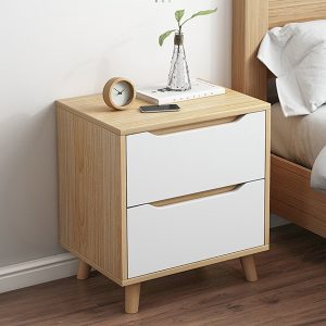 Tủ đầu giường nhỏ gọn phong cách tối giản GHS-51790 | Gỗ Trang Trí