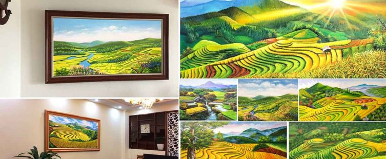 tranh canvas phong cảnh