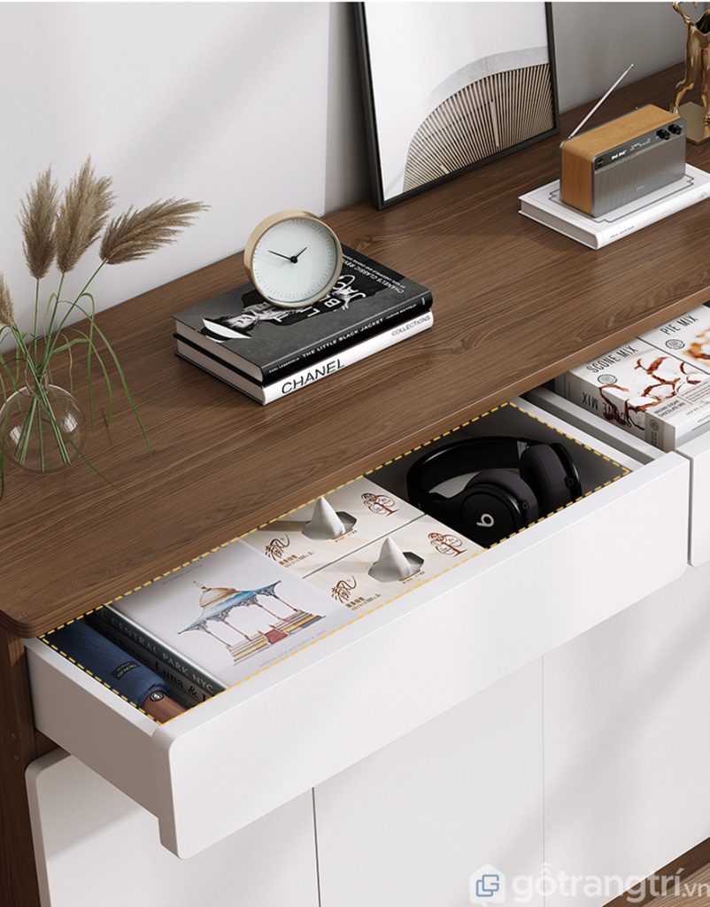 Tủ giày thiết kế hiện đại bằng gỗ MDF GHS-51811