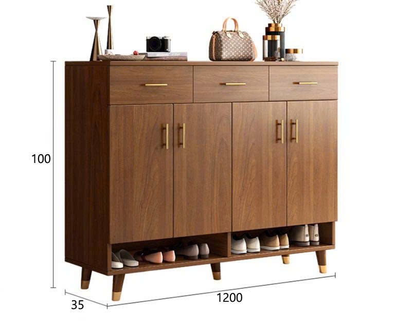 Tủ giày dép gỗ kiểu dáng hiện đại GHS-51812