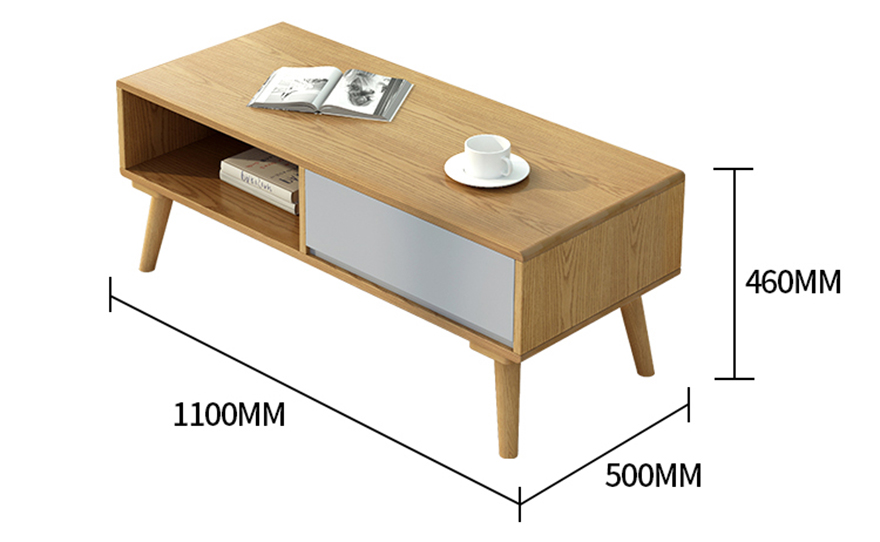 Bàn trà tối giản bằng gỗ công nghiệp GHS-41638 | Gỗ Trang Trí