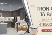 Trọn gói tủ bếp giá chỉ từ 4tr500/m