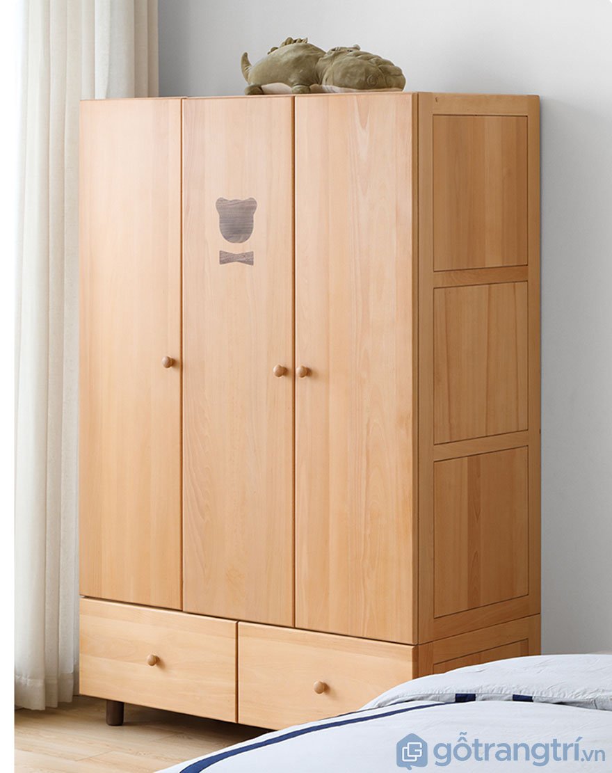 NHỮNG MẪU TỦ QUẦN ÁO 3 CÁNH ĐẸP NÊN CHỌN MUA CHO PHÒNG NGỦ — GỖ TRANG TRÍ TỦ QUẦN ÁO