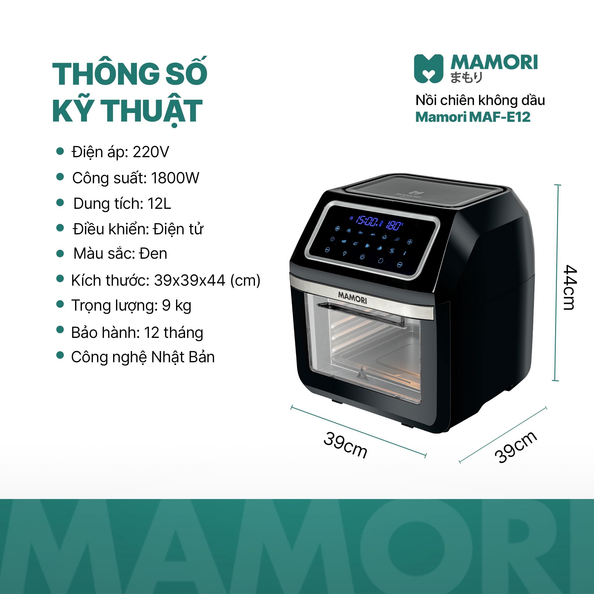 Nồi chiên không dầu Maf-E12 &#8211; Mamori GHX-432