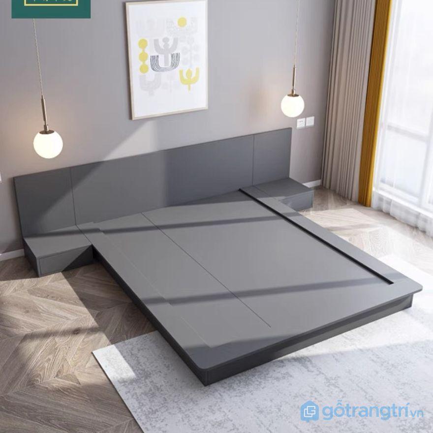 Giường ngủ bệt Tatami kèm 2 tab đầu giường GHY-505