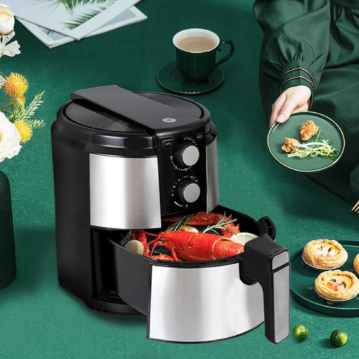 Nồi chiên điện 5L MISHIO MK220 &#8211; Chiên đều thực phẩm GHX-442