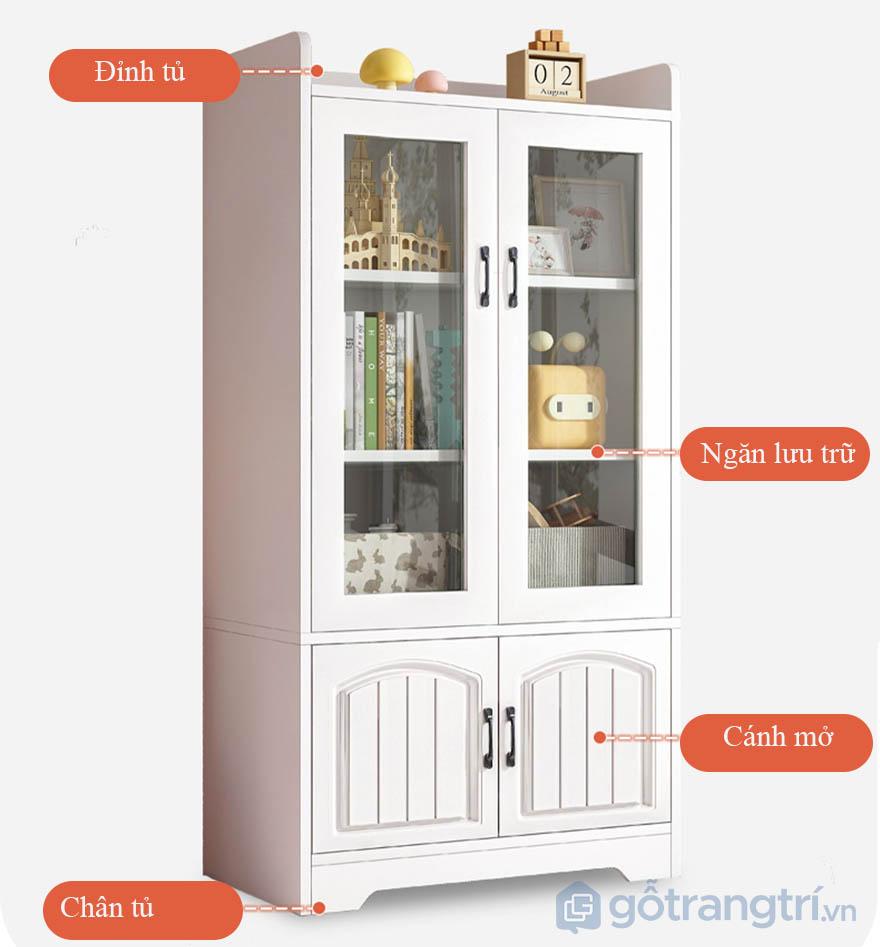 tủ đựng hồ sơ giá rẻ gỗ MDF