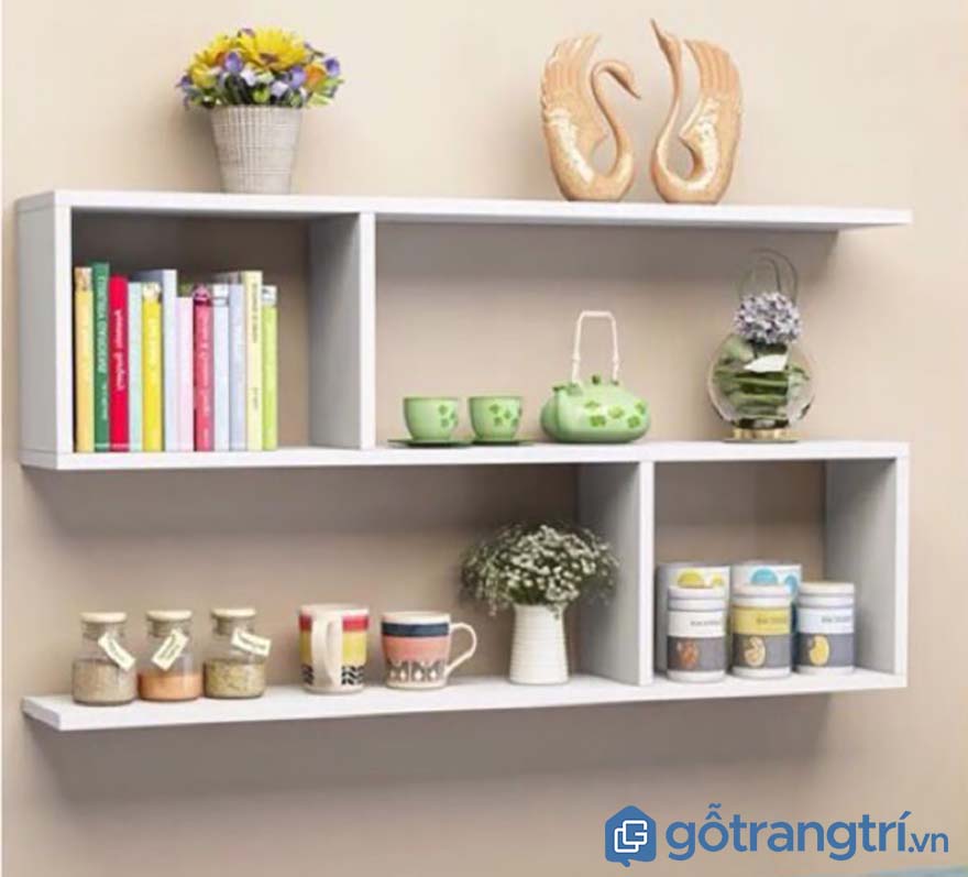 tủ sách treo tường ke sach treo tuong