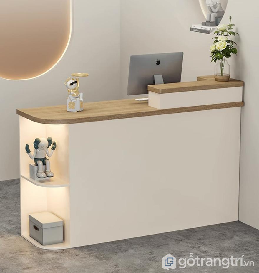Quầy thu ngân kết hợp kệ trang trí quầy thu ngân kết hợp kệ trang trí