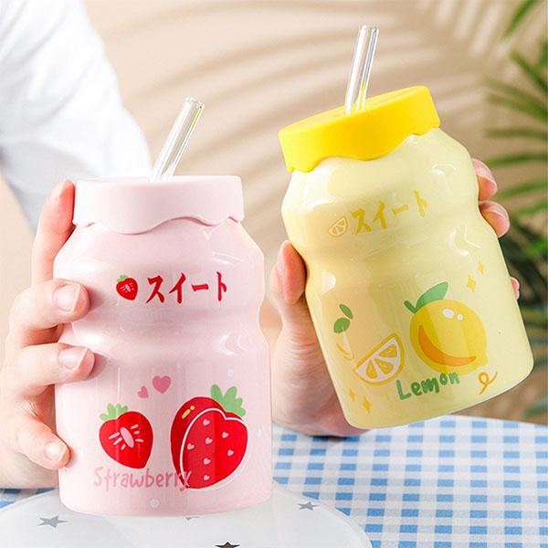 BÌNH SỨ HÌNH LỌ YAOURT