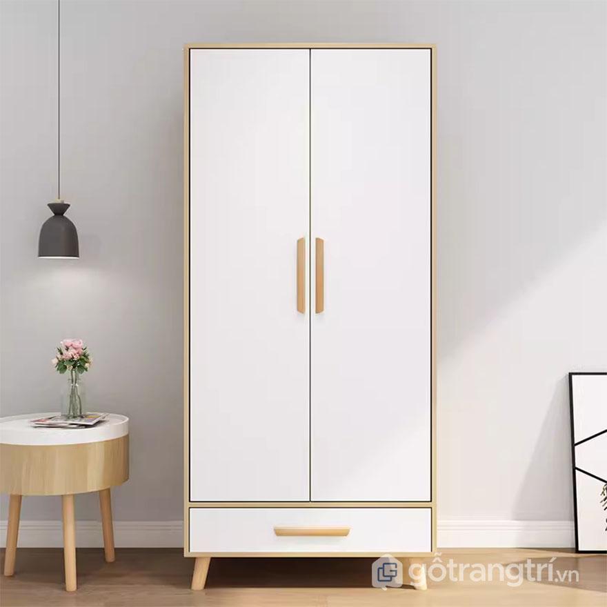 tủ quần áo mdf có ngă kéo dưới