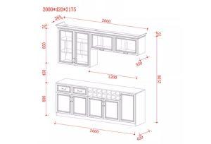 1.Combo 2 tủ đựng đồ phòng bếp cao cấp GHS-51998