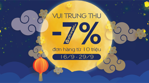 Vui Tết Trung thu – Sale 7%