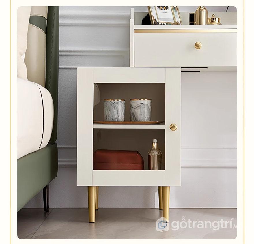 Bàn trang điểm trắng có đèn sang trọng GHS-41921
