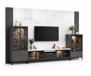 Combo 3 tủ tivi trang trí phòng khách đẹp GHS-52118