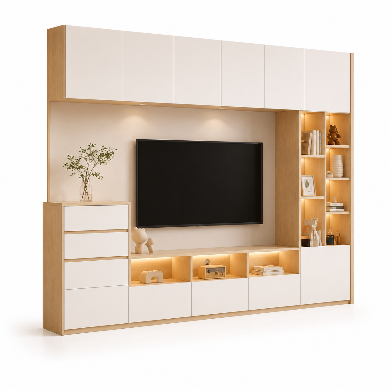 Kệ tủ tivi đẹp phong cách Nhật Bản GHS-52100