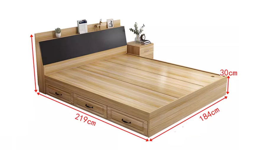 giường gỗ có ngăn kéo (1)