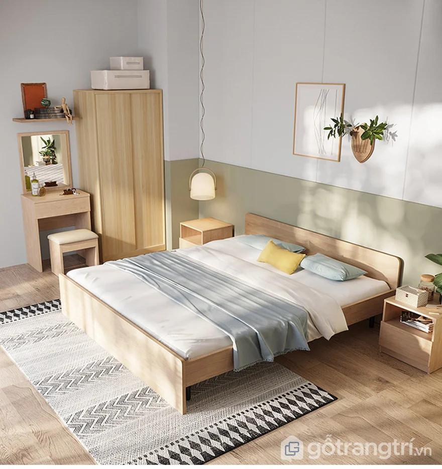 GIƯỜNG GỖ ÉP BỀN ĐẸP GIƯỜNG GỖ ÉP MẪU MỚI