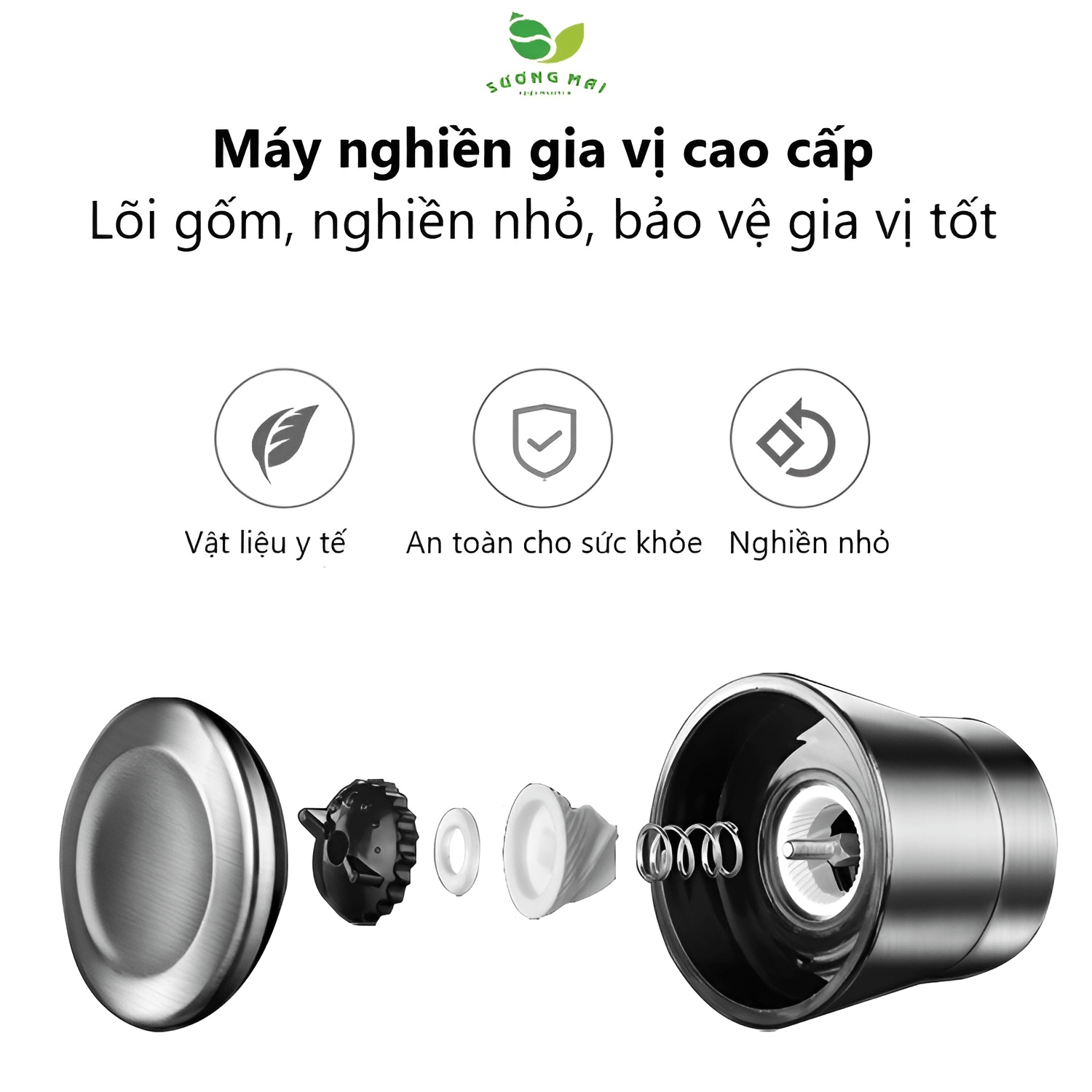 máy xay gia vị mini cao cấp