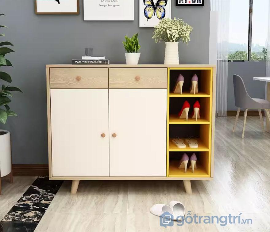 tủ giày dép gỗ mdf