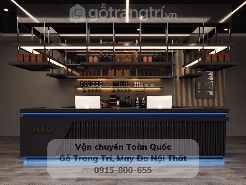 Bàn quầy bar đẹp, quầy cà phê, trà sữa GHS-41968