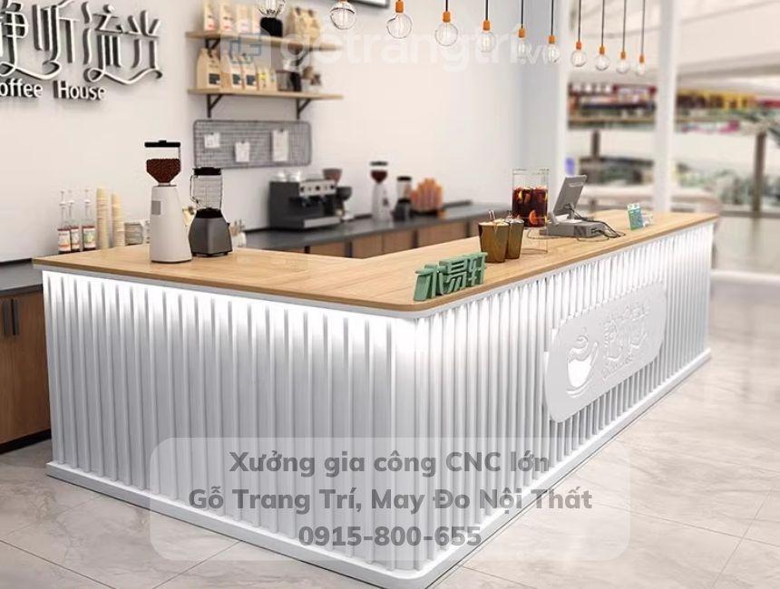 Quầy bar cà phê đẹp thanh lịch GHS-41969