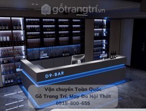 Bàn quầy bar gỗ đẹp hiện đại GHS-41957