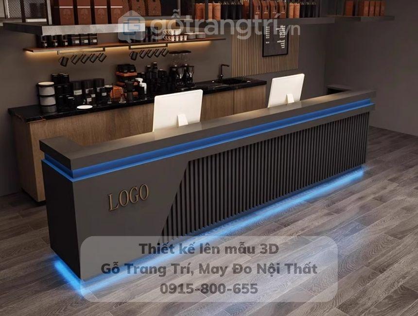 Bàn quầy bar đẹp, quầy cà phê, trà sữa GHS-41968