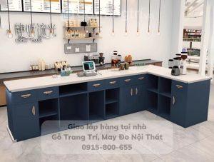 Quầy bar cà phê đẹp thanh lịch GHS-41969